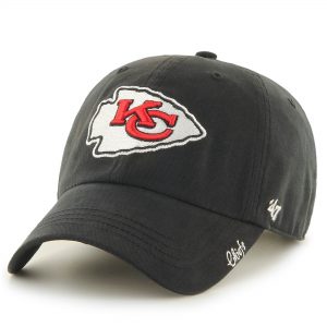 ’47 Kansas City Chiefs Women’s Black Miata Clean Up Secondary Adjustable Hat